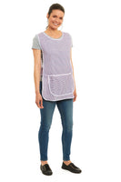 Ann Dogtooth Checked Design Tabard Apron