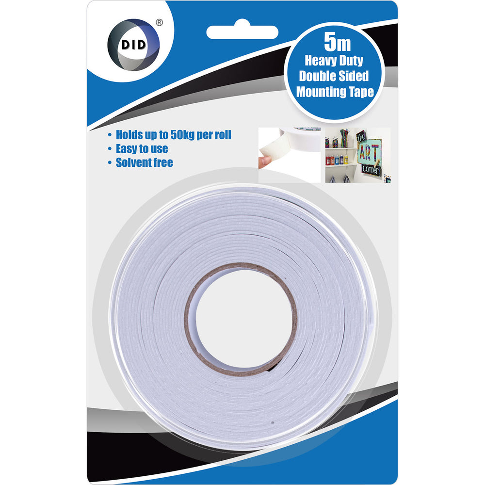 5m Heavy Duty Double Sided Mounting Tape