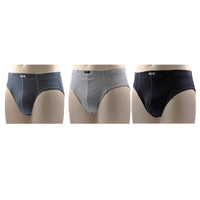 Mens Briefs with Ribbed Side (3 Pack)