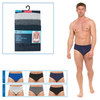 Mens Plain Briefs (3 Pack)