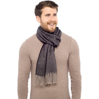 Mens Herringbone Scarf