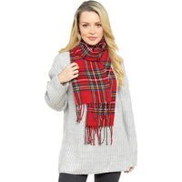 Ladies Checked Scarf