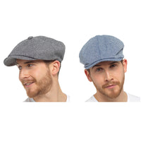 Mens Cotton Mix Baker Boy Hat