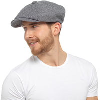 Mens Cotton Mix Baker Boy Hat