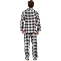 Mens Traditional Check Flannel Pyjama Set