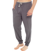 Mens Jersey Contrast Inner Waistband Cuffed Lounge Pants