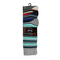 Mens Stripe Design Everyday Socks (3 Pair)
