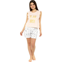 Ladies Team Bride Pyjama Shorts Set
