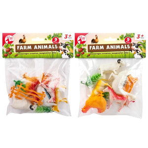 7pc Farm Yard Animal Play Set Toy