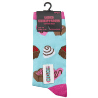 Ladies Women Novelty Food Design Socks (1 pair)