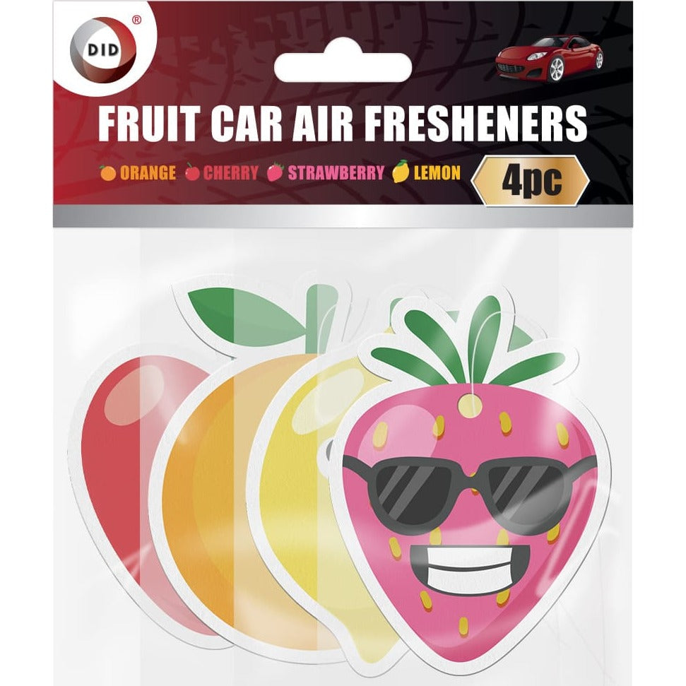 4pc Fruit Car Air Fresheners