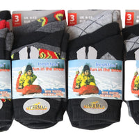 Boys Design Thermal Socks (3 Pair)