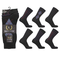 Mens Argyle Design Pattern Suit Socks (3 Pair)