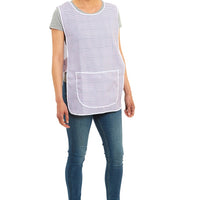 Ann Dogtooth Checked Design Tabard Apron