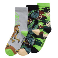 Kids Jurassic World Design Socks (3 Pair)
