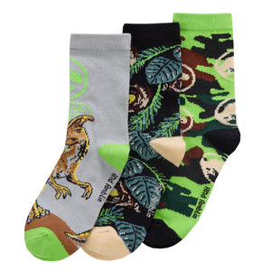 Kids Jurassic World Design Socks (3 Pair)