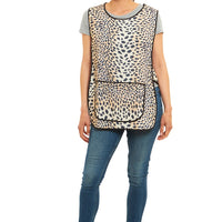 Leopard Design Tabard Apron