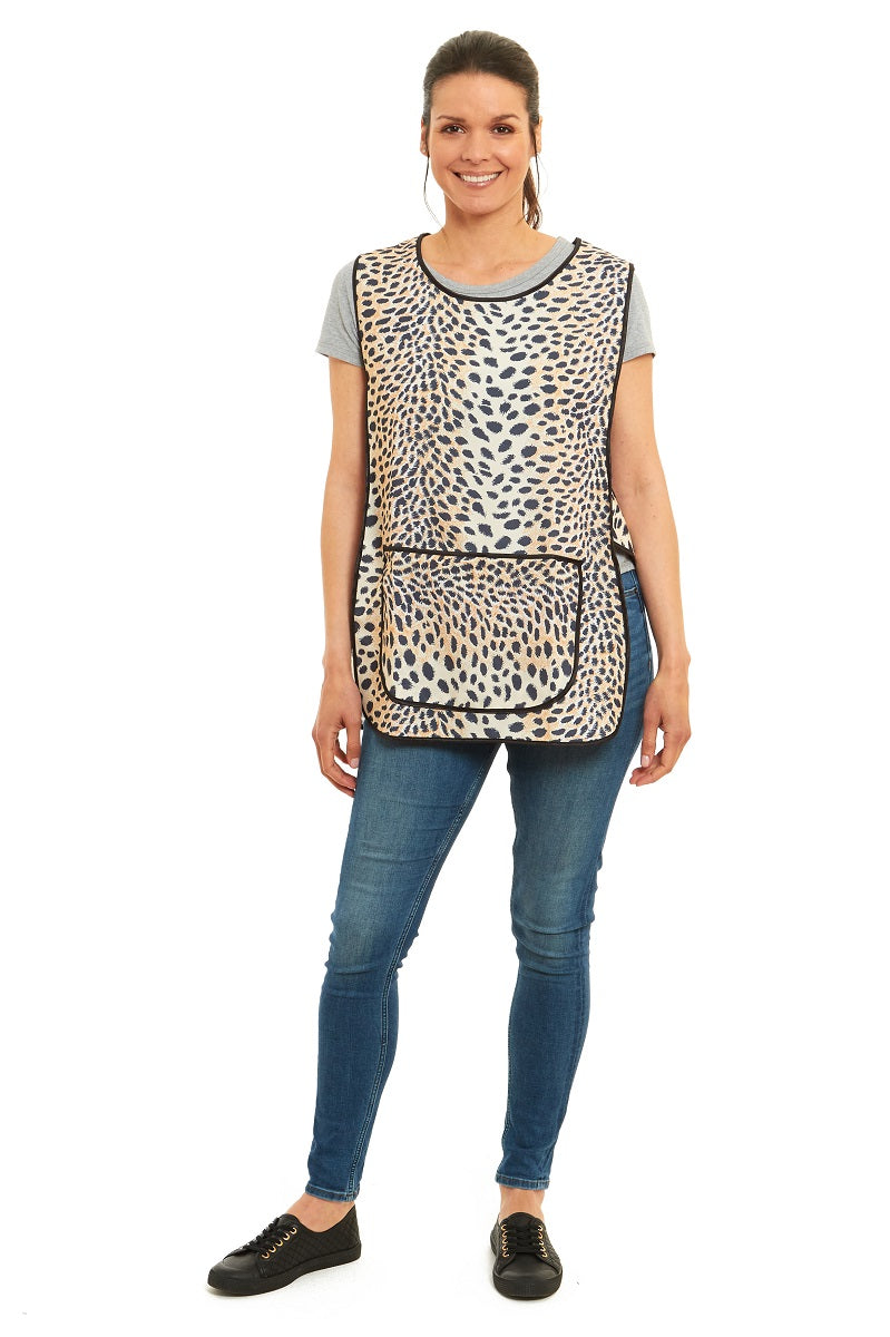 Leopard Design Tabard Apron