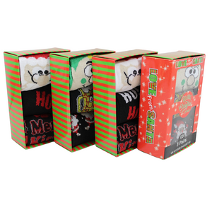 Mens Gift Box Christmas Xmas Socks (3 Pair)