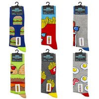 Mens Novelty Food Design Socks (1 pair)
