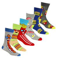 Mens Novelty Food Design Socks (1 pair)
