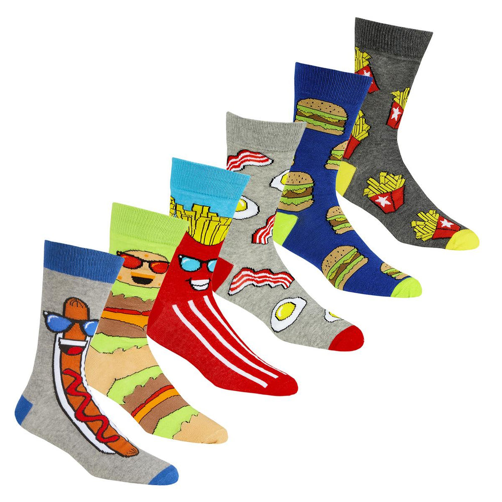 Mens Novelty Food Design Socks (1 pair)