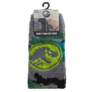 Mens Jurassic World Thermal Cosy Socks (1 Pair)