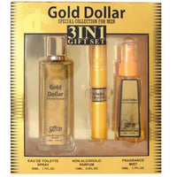 Mens Fragrance Perfume Gift Set (Gold Dollar)