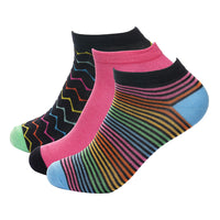 Ladies Women Bamboo Trainer Socks Animal Design Print (3 Pair)
