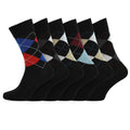 Mens Design Pattern Argyle Socks Value (3 Pair)