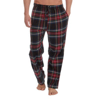 Mens Flannel Design Fleece Lounge Pants
