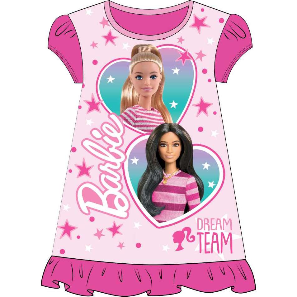 Girls Kids Character Barbie Nightdress