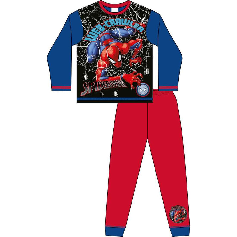 Boys Kids Character Spiderman Older PJ Pyjama Set