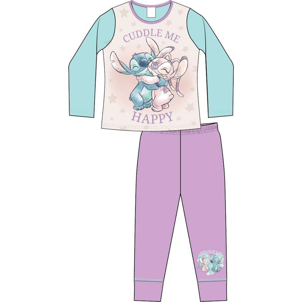 Girls Kids Disney Lilo & Stitch Older PJ Pyjama Set