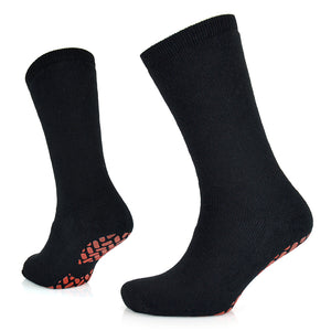 Mens Non Skid Slipper Gripper Socks with Grip (1 Pair)