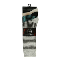 Mens Thin Stripe Design Everyday Socks (3 Pair)