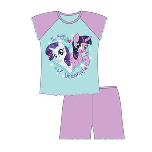 Girls Toddler Cartoon Character My Little Pony Short Pyjama Set