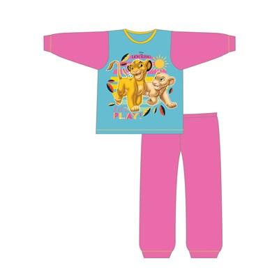 Girls Toddler Cartoon Character Lion King Long Sleeve Pyjama Set