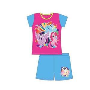 Girls Baby Cartoon Character My Little Pony Short Pyjama Set