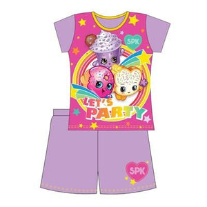Girls Baby Cartoon Character Shopkins Short Pyjama Set
