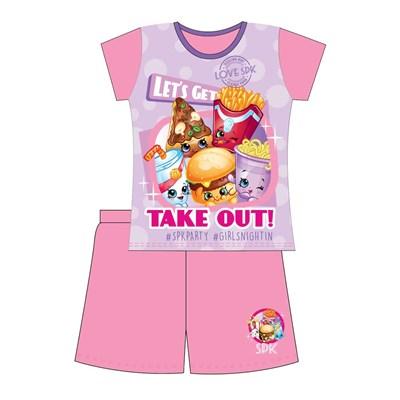 Girls Baby Cartoon Character Shopkins Short Pyjama Set