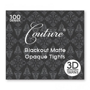Ladies Blackout Matte Opaque Tights