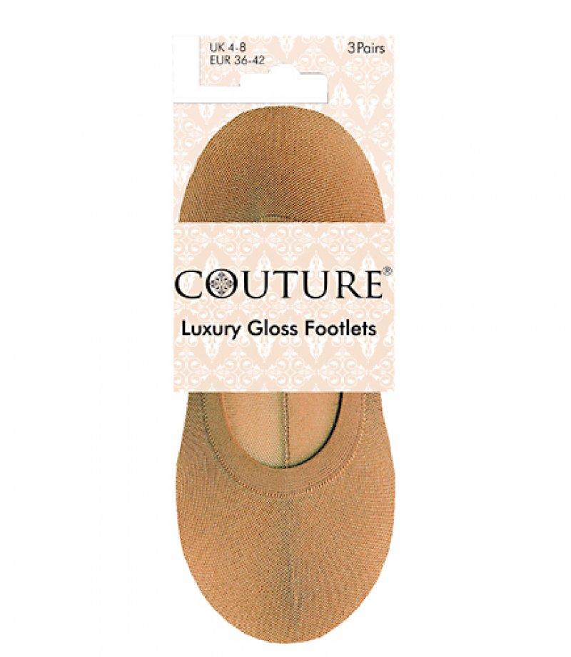 Ladies Couture Luxury Gloss Footlets 3pp