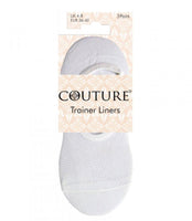 Ladies Couture Trainer Liners 3pp
