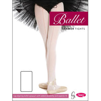 Ladies Dance Ballet Seamed Tights - Adults