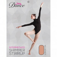 Ladies Dance Shimmer Stirrup Tights - Adults
