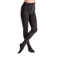 Ladies Fashion Melange Fleece Tights 200 Denier
