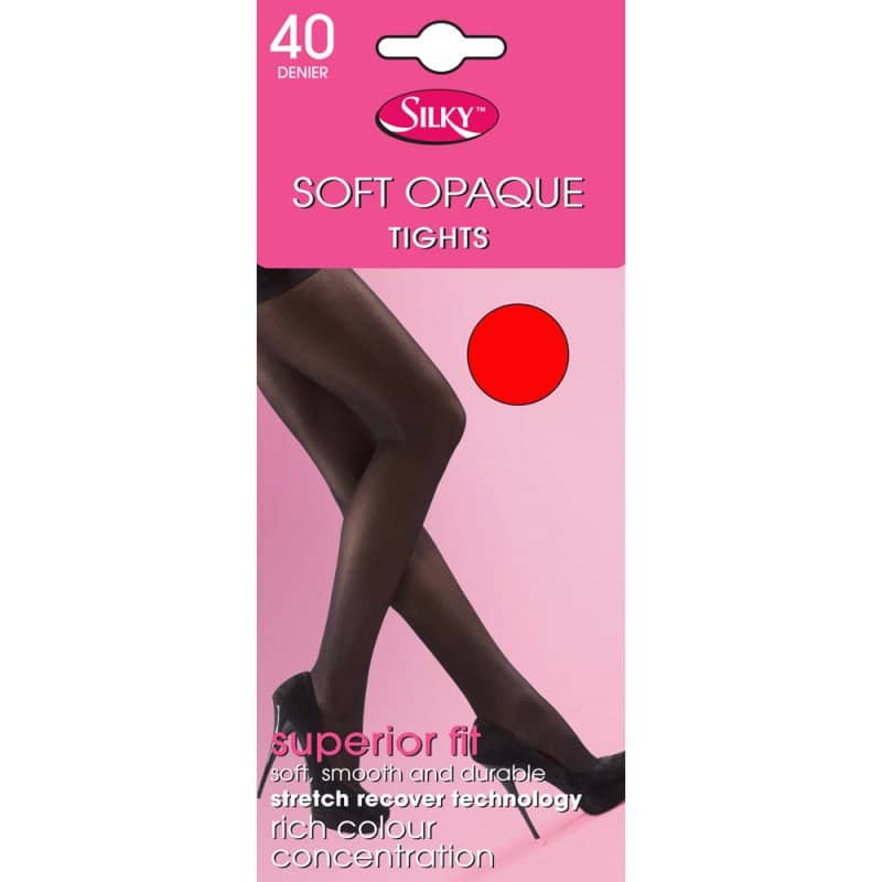 Ladies Soft Opaque Tights 40 Denier