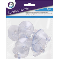 9pc Suction Hooks