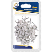 10mm Round Cable Clips